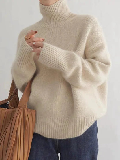 RUTH | CASHMERE TURTLENECK GENSER