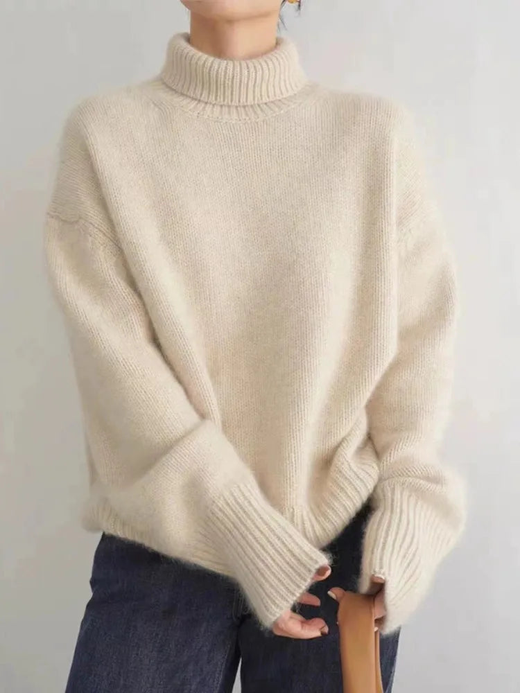 RUTH | CASHMERE TURTLENECK GENSER