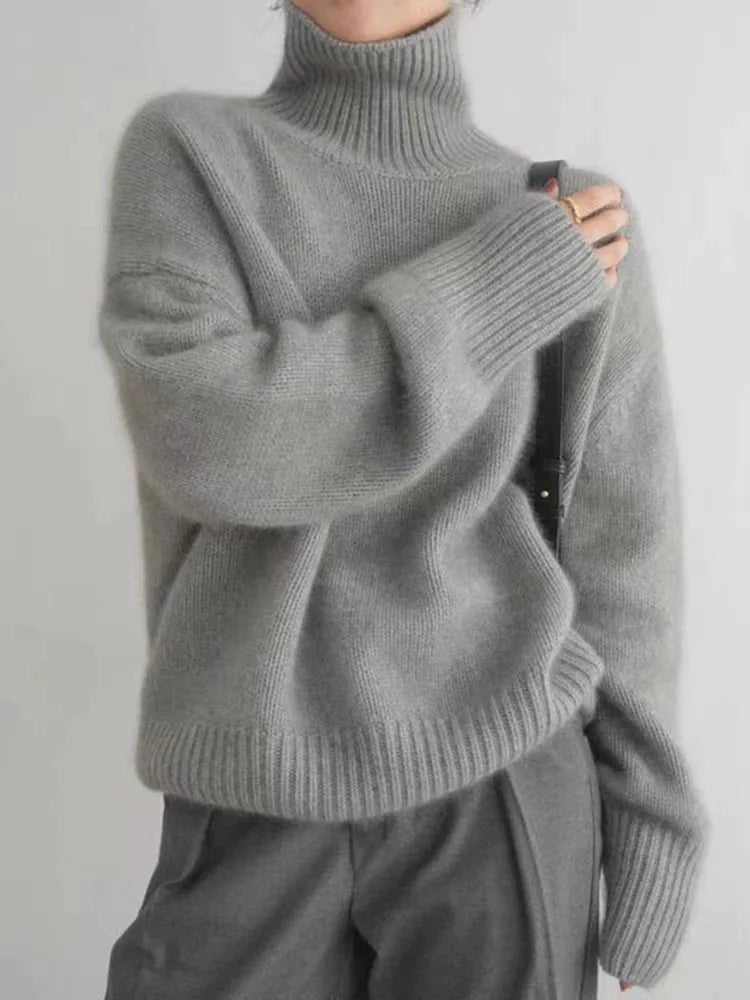 RUTH | CASHMERE TURTLENECK GENSER