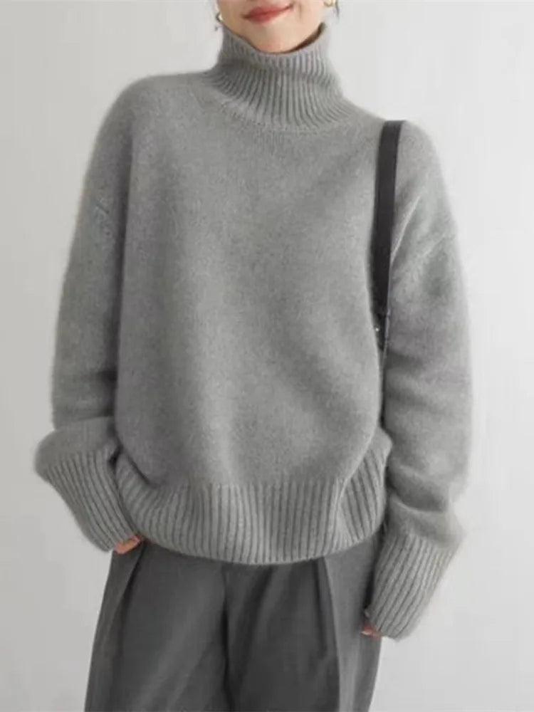 RUTH | CASHMERE TURTLENECK GENSER