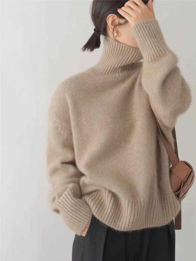 RUTH | CASHMERE TURTLENECK GENSER