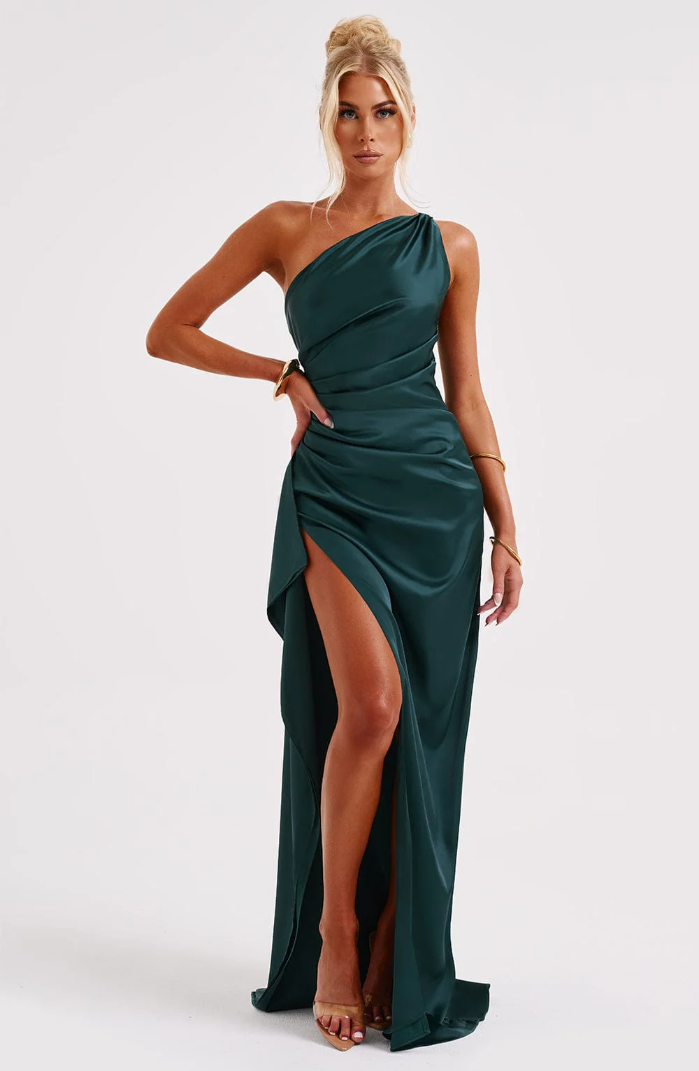 ZELMA | CHIC HIGH SPLIT MAXI DRESS